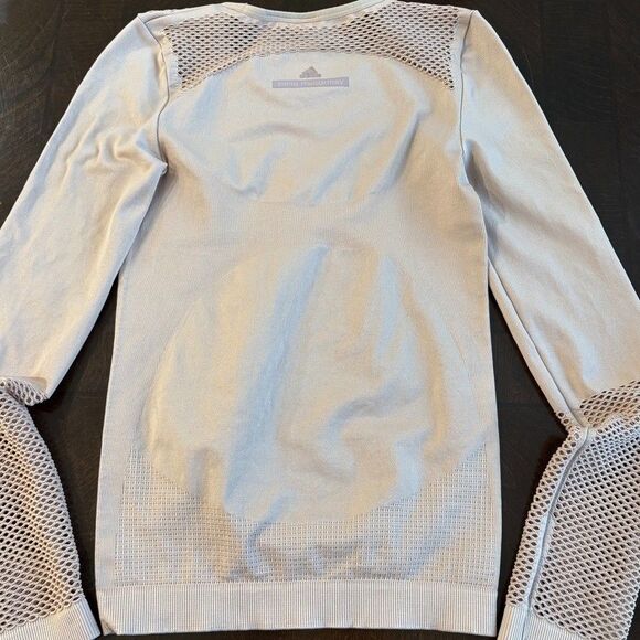 Adidas by Stella McCartney Seamless Perforated Breathable Top Athletic Size S - Picture 5 of 8